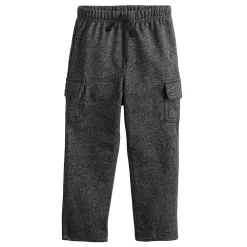 Toddler Boy Jumping Beans® French Terry Cargo Pants -Active & Workout Clothes Store 4992412 Black Ore Heather