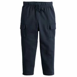 Toddler Boy Jumping Beans® French Terry Cargo Pants -Active & Workout Clothes Store 4992412 Navy Tundra