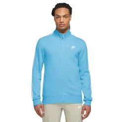 Men's Nike Brushed-Back Track Jacket -Active & Workout Clothes Store 4992655 Blue Chill