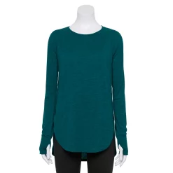 Women's Tek Gear® High Slit Tunic -Active & Workout Clothes Store 5001983 Wetlands