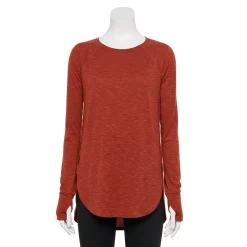 Women's Tek Gear® High Slit Tunic -Active & Workout Clothes Store 5001983 Wine List