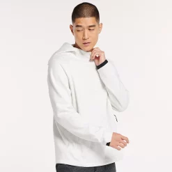 Men's FLX Comfort Fleece Pullover Hoodie -Active & Workout Clothes Store 5016806 Ivory Marble Heather