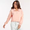 Women's FLX Embrace Quarter-Zip Sweatshirt 2 Women's FLX Embrace Quarter-Zip Sweatshirt -Active & Workout Clothes Store 5018146 Boracay Peach