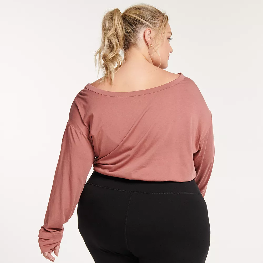 Plus Size FLX Cinched Bungee-Hem Top 4 Plus Size FLX Cinched Bungee-Hem Top - Image 2