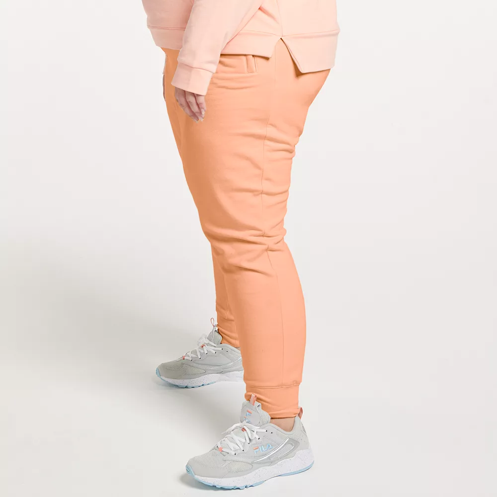 Plus Size FLX Embrace High-Waisted Banded-Bottom Sweatpants 3 Plus Size FLX Embrace High-Waisted Banded-Bottom Sweatpants
