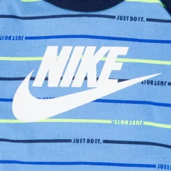 Baby Boy Nike Logo Striped Bodysuit & Pants Set -Active & Workout Clothes Store 5046150 ALT2