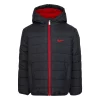 Boys 4-7 Nike Full-Zip Puffer Jacket -Active & Workout Clothes Store 5066623 Black