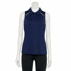 Women's Tek Gear® Sleeveless Golf Polo -Active & Workout Clothes Store 5068427 Navy Romance