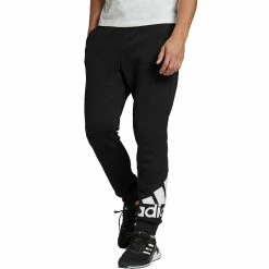 Big & Tall adidas Big Logo Fleece Jogger -Active & Workout Clothes Store 5097420 Black White
