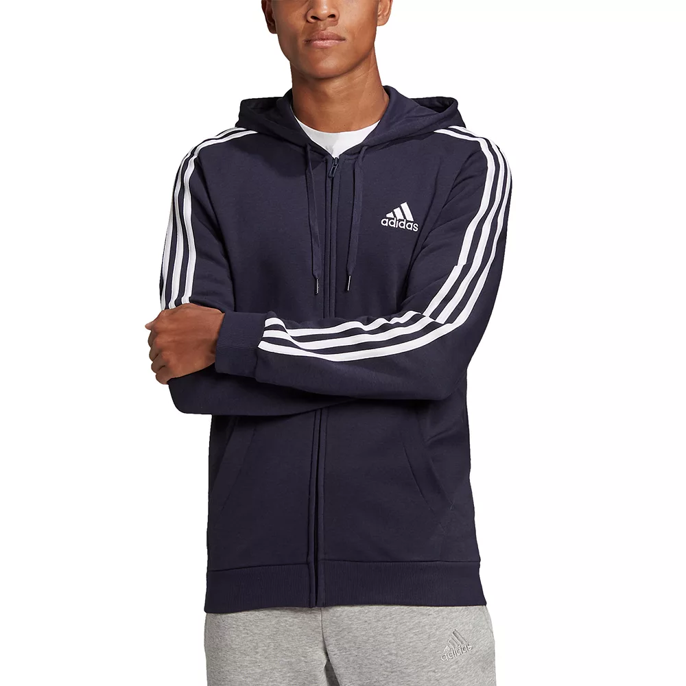 Big & Tall adidas Essential Fleece Full-Zip Hoodie 12 Big & Tall adidas Essential Fleece Full-Zip Hoodie - Image 10