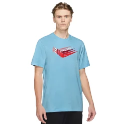 Men's Nike Swoosh Tee -Active & Workout Clothes Store 5118586 Blue Chill