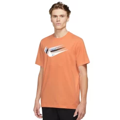 Men's Nike Swoosh Tee -Active & Workout Clothes Store 5118586 Orange Trance
