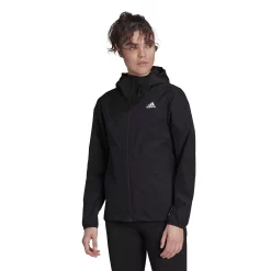 Women's adidas Essential Hooded Rain Jacket -Active & Workout Clothes Store 5122738 Black