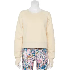 Women's Tek Gear® Ultrasoft Fleece Oversized Sweatshirt -Active & Workout Clothes Store 5128574 Lemon Frost