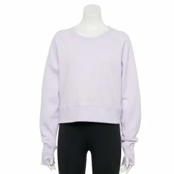 Women's Tek Gear® Ultrasoft Fleece Oversized Sweatshirt -Active & Workout Clothes Store 5128574 Tara Lavender