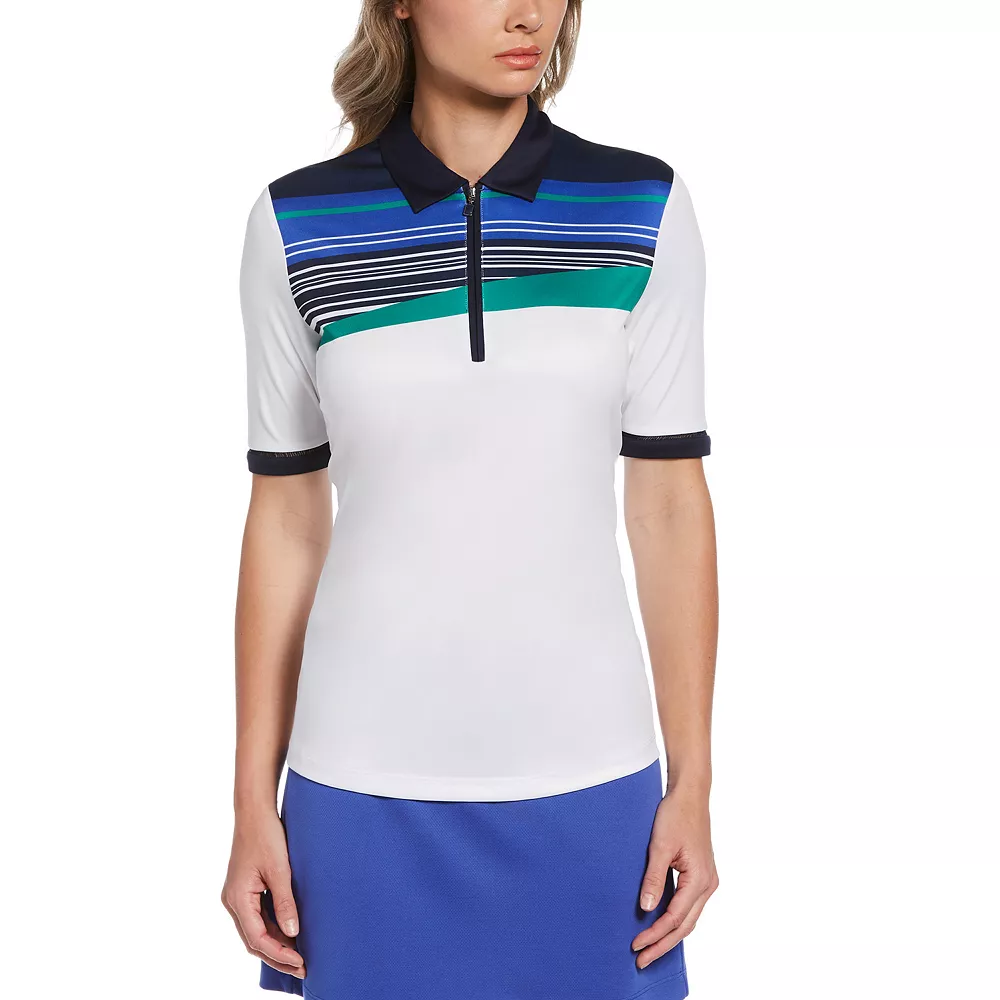 Women's Grand Slam Striped Golf Polo 3 Women's Grand Slam Striped Golf Polo