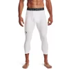 Men's Under Armour HeatGear® Three-Quarter Base Layer Leggings -Active & Workout Clothes Store 5157673 White