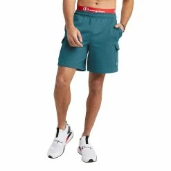 Men's Champion® Powerblend Fleece Cargo Shorts -Active & Workout Clothes Store 5164140 ALT2