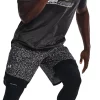 Men's Under Armour Train Stretch Printed Shorts -Active & Workout Clothes Store 5166060 Black White