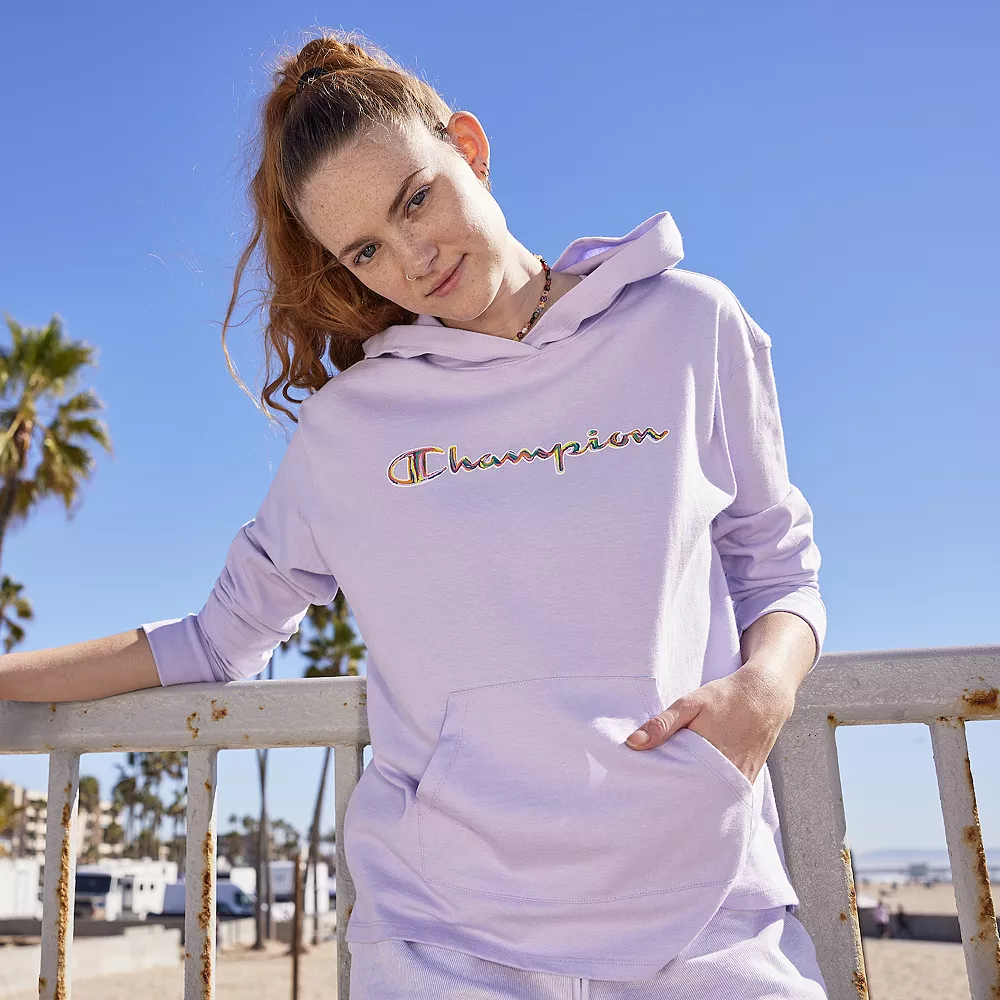 Women's Champion® Midweight Jersey Hoodie 11 Women's Champion® Midweight Jersey Hoodie - Image 9