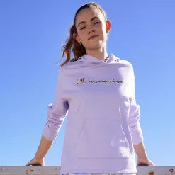 Women's Champion® Midweight Jersey Hoodie 23 Women's Champion® Midweight Jersey Hoodie -Active & Workout Clothes Store 5168815 ALT7