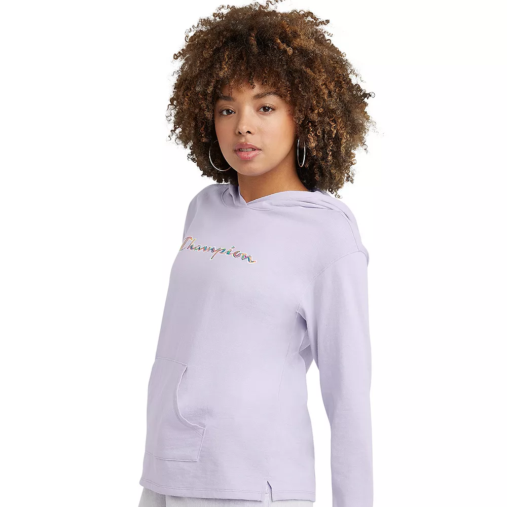 Women's Champion® Midweight Jersey Hoodie 3 Women's Champion® Midweight Jersey Hoodie