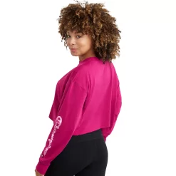 Women's Champion® Soft Touch Crop Tee -Active & Workout Clothes Store 5168819 ALT