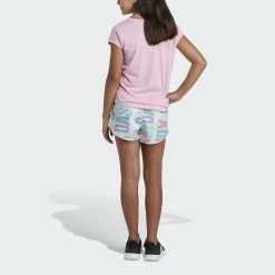 Girls 7-16 adidas Printed Woven Shorts -Active & Workout Clothes Store 5172921 ALT5