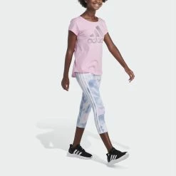 Girls 7-16 adidas Printed 7/8 Leggings -Active & Workout Clothes Store 5172940 ALT3