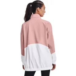 Women's Under Armour Woven Full-Zip Oversized Jacket -Active & Workout Clothes Store 5175907 ALT