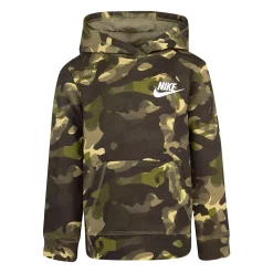 Boys 4-7 Nike Club Fleece Full-Zip Hoodie -Active & Workout Clothes Store 5185465 Medium Olive
