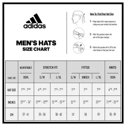 Men's adidas Premium Strapback Golf Hat -Active & Workout Clothes Store 5185748 ALT99