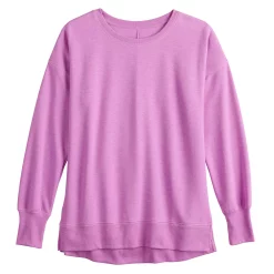 Women's Tek Gear® Stretch Fleece Crewneck Sweatshirt -Active & Workout Clothes Store 5185862 ALT2