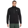 Big & Tall Nike Brushed-Back 1/2-Zip Pullover -Active & Workout Clothes Store 5191938 Black