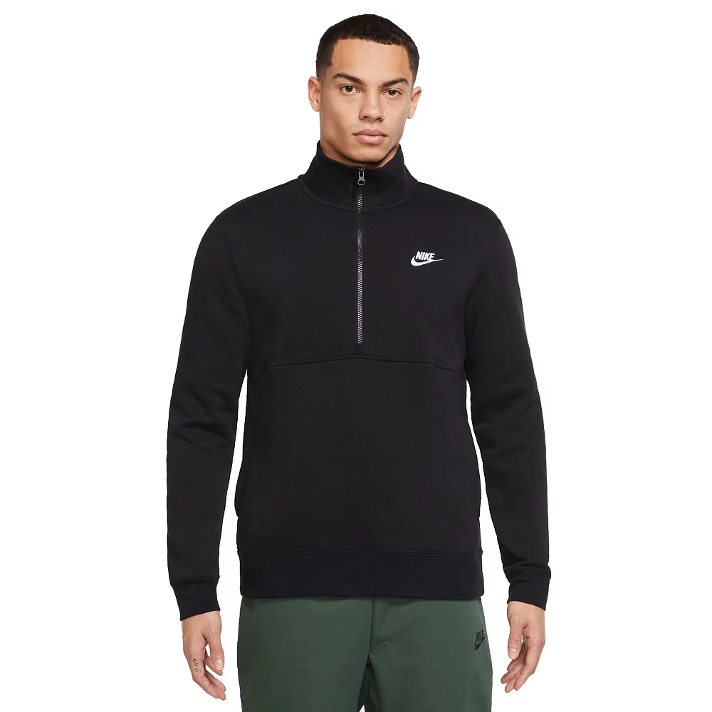 Big & Tall Nike Brushed-Back 1/2-Zip Pullover 3 Big & Tall Nike Brushed-Back 1/2-Zip Pullover