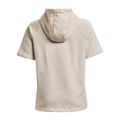 Women's Under Armour Rival Fleece Short Sleeve Hoodie -Active & Workout Clothes Store 5195217 ALT5