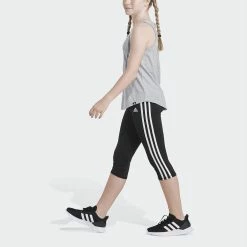 Girls 4-6x adidas Curved-Hem Heather Tank -Active & Workout Clothes Store 5200611 ALT2