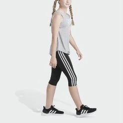 Girls 4-6x adidas Curved-Hem Heather Tank -Active & Workout Clothes Store 5200611 ALT3