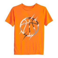 Boys 4-12 Jumping Beans® Active Graphic Tee -Active & Workout Clothes Store 5203484 Basketball Orange