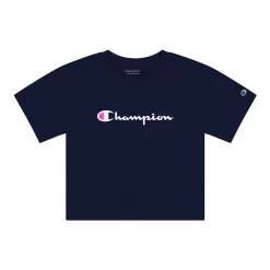 Girls 7-16 Champion® Classic Script Boxy Tee