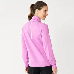 Women's Tek Gear® Funnel Neck Stretch Fleece Pullover -Active & Workout Clothes Store 5209767 ALT