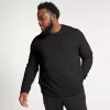 Big & Tall FLX Leisure Crew Sweatshirt -Active & Workout Clothes Store 5210570 Mineral Black