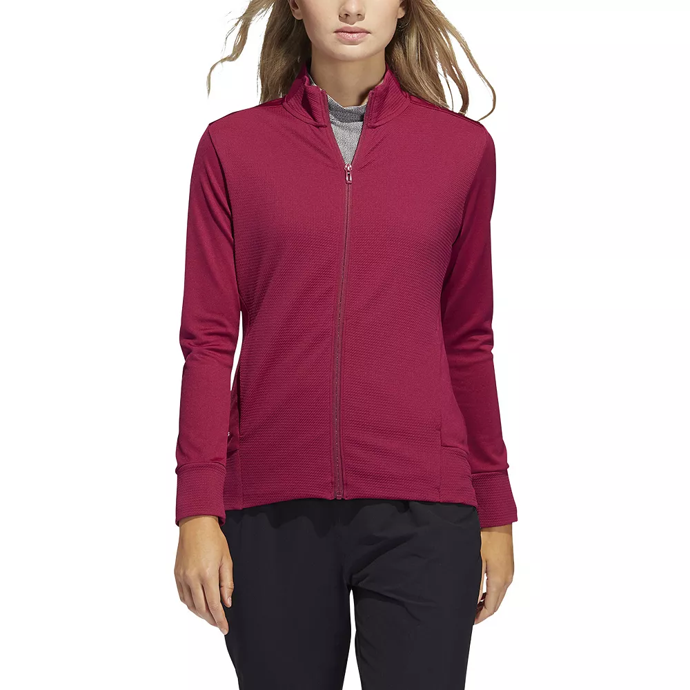 Women's adidas Textured Full-Zip Jacket 11 Women's adidas Textured Full-Zip Jacket - Image 9
