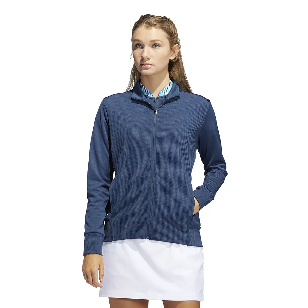 Women's adidas Textured Full-Zip Jacket 5 Women's adidas Textured Full-Zip Jacket - Image 3