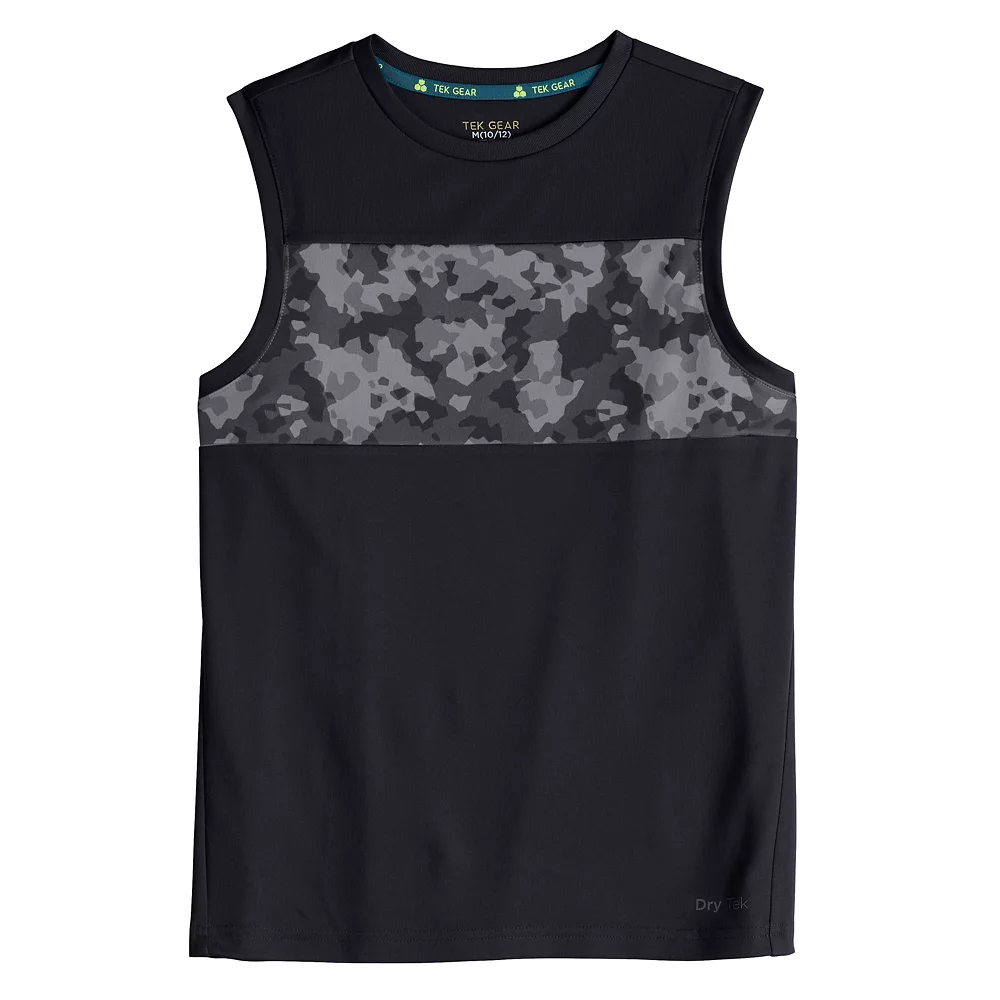 Boys 8-20 Tek Gear® Dry Tek Muscle Tee in Regular & Husky 3 Boys 8-20 Tek Gear® Dry Tek Muscle Tee in Regular & Husky
