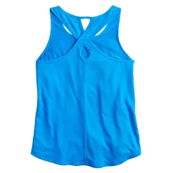 Girls 7-16 Tek Gear® Soft Tek Twist Keyhole Tank Top in Regular & Plus -Active & Workout Clothes Store 5220912 ALT