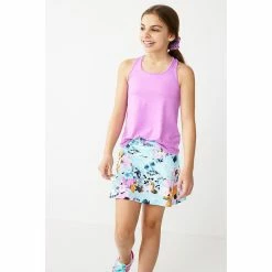 Girls 7-16 Tek Gear® Soft Tek Twist Keyhole Tank Top in Regular & Plus -Active & Workout Clothes Store 5220912 ALT3