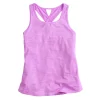 Girls 7-16 Tek Gear® Soft Tek Twist Keyhole Tank Top in Regular & Plus -Active & Workout Clothes Store 5220912 Luminous Pink