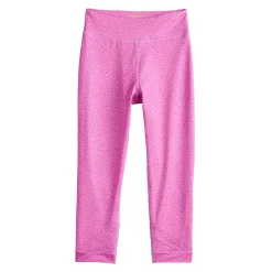 Girls 7-16 Tek Gear® Performance 7/8 Leggings in Regular & Plus -Active & Workout Clothes Store 5221479 Purple Cheetah