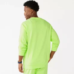 Men's Tek Gear® French-Terry Lounge Crew Sweatshirt -Active & Workout Clothes Store 5224226 ALT